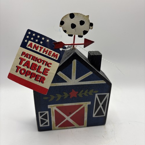 Anthem patriotic wooden table - anthem,